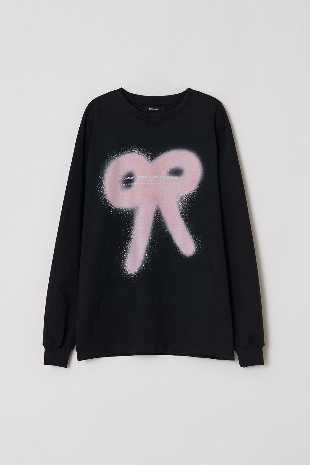 [diagonal] SPRAY PRINTING TEE