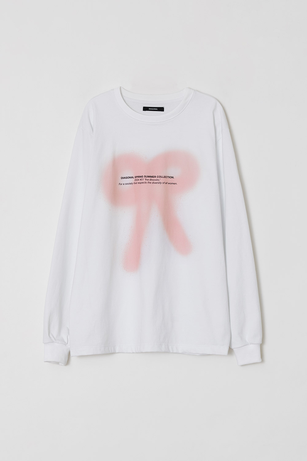 [diagonal] SPRAY PRINTING TEE