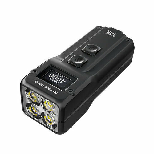 NITECORE T4K 4000 流明 USB-C 充電輕便匙扣燈