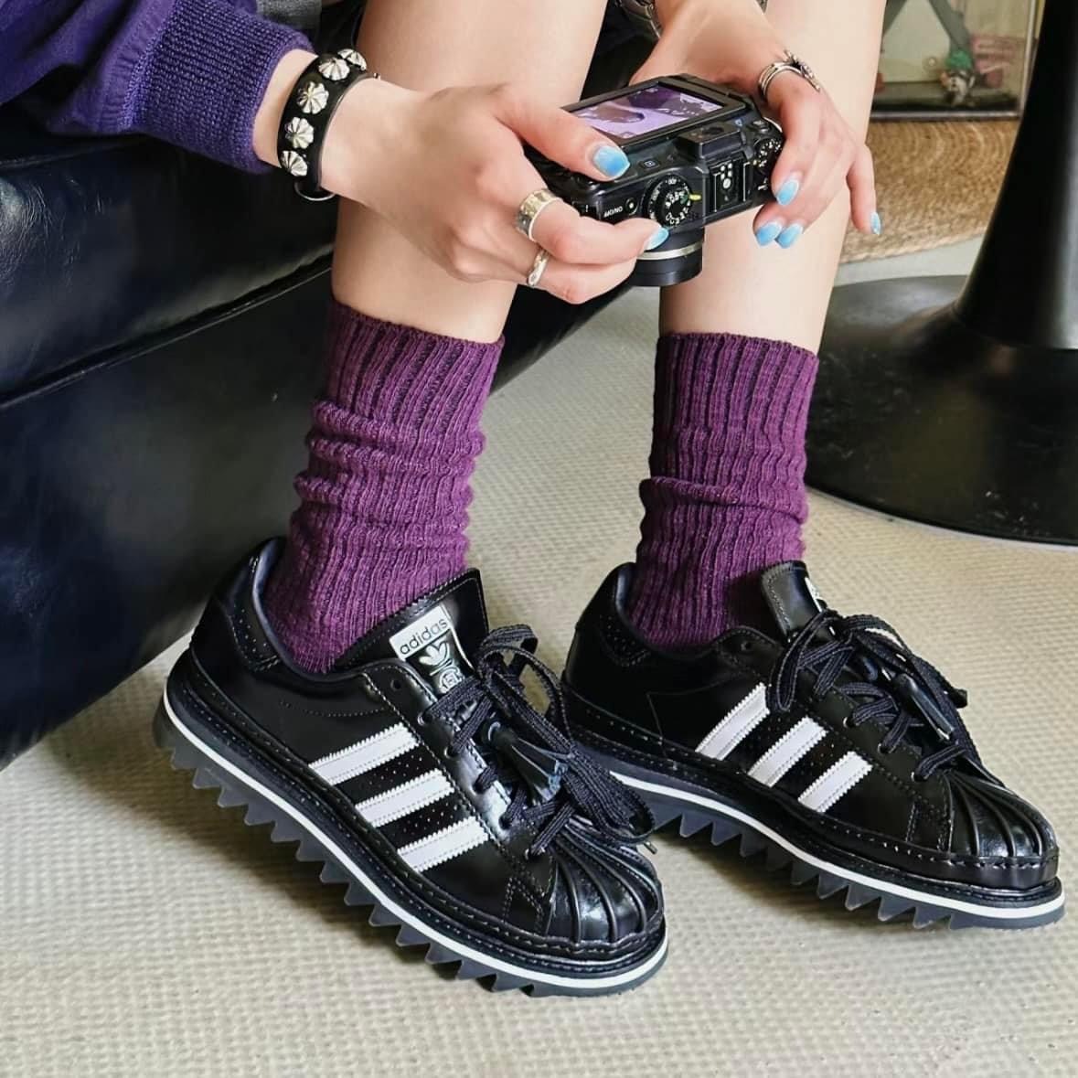 CLOT x ADIDAS SUPERSTAR BY EDISON CHEN 黑色 正裝皮鞋 經典 休閒鞋