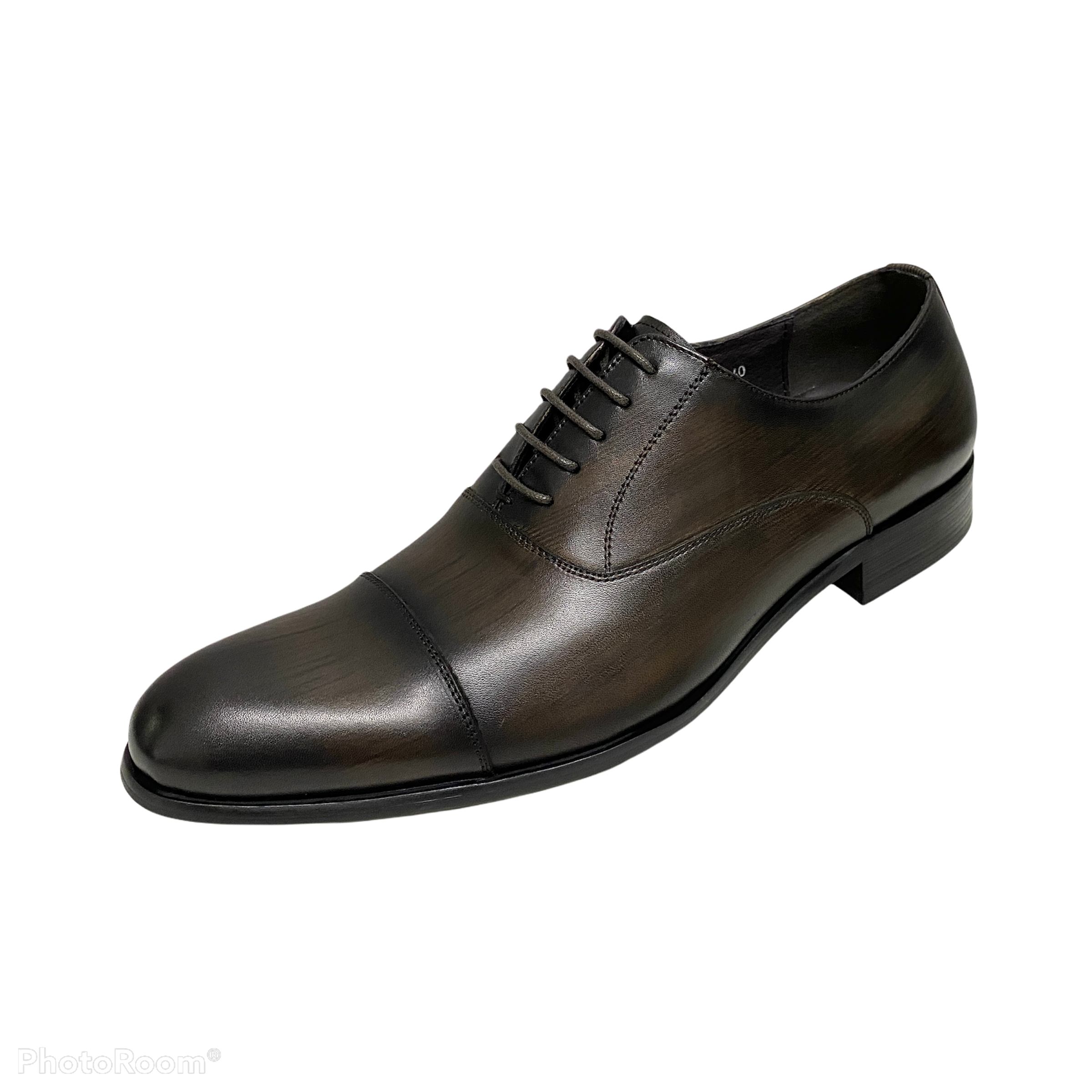 Revic 男裝皮鞋 | OF-1｜銅色橫飾雕花牛津皮鞋