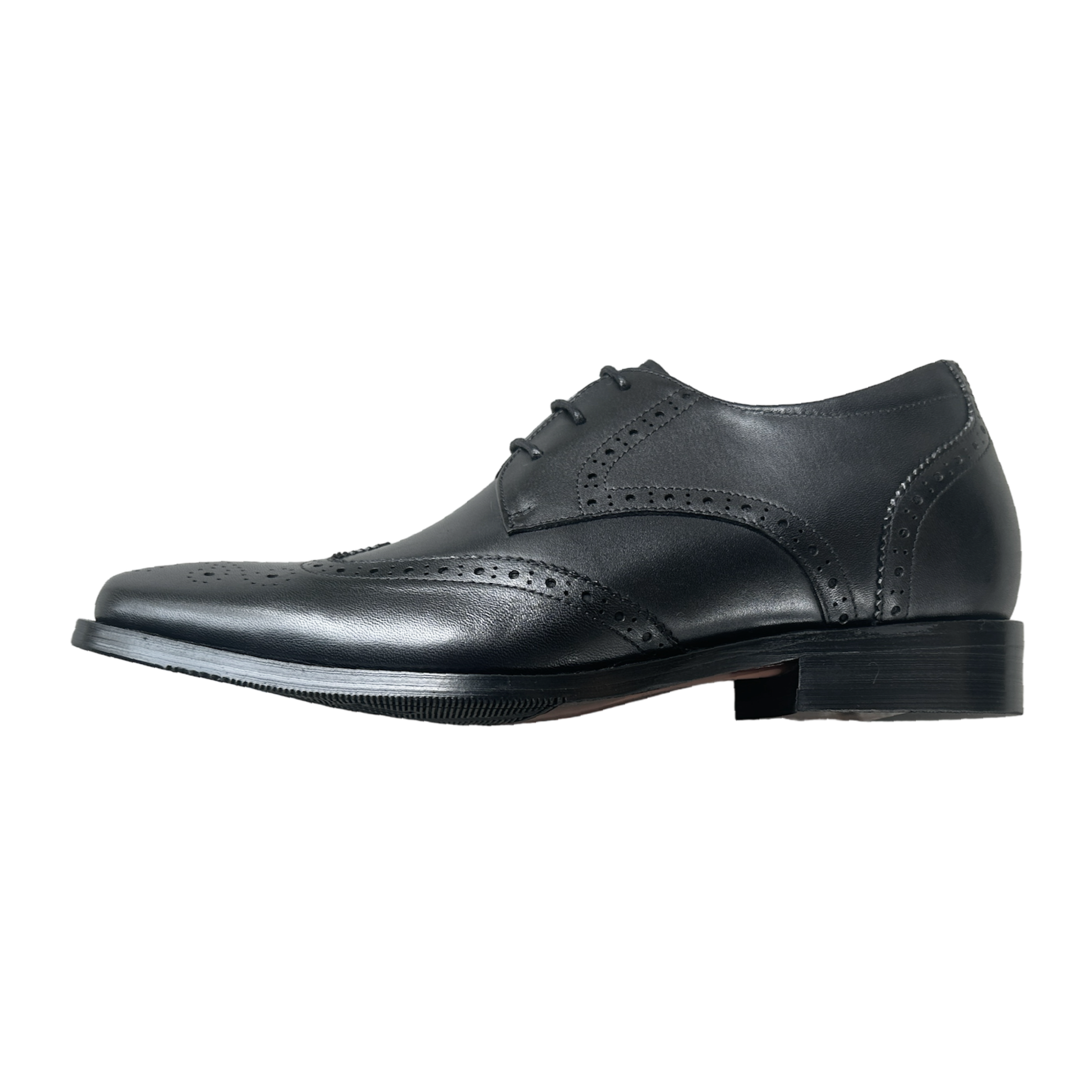 Revic 男裝皮鞋｜ EH-02 ｜黑色內增高皮鞋