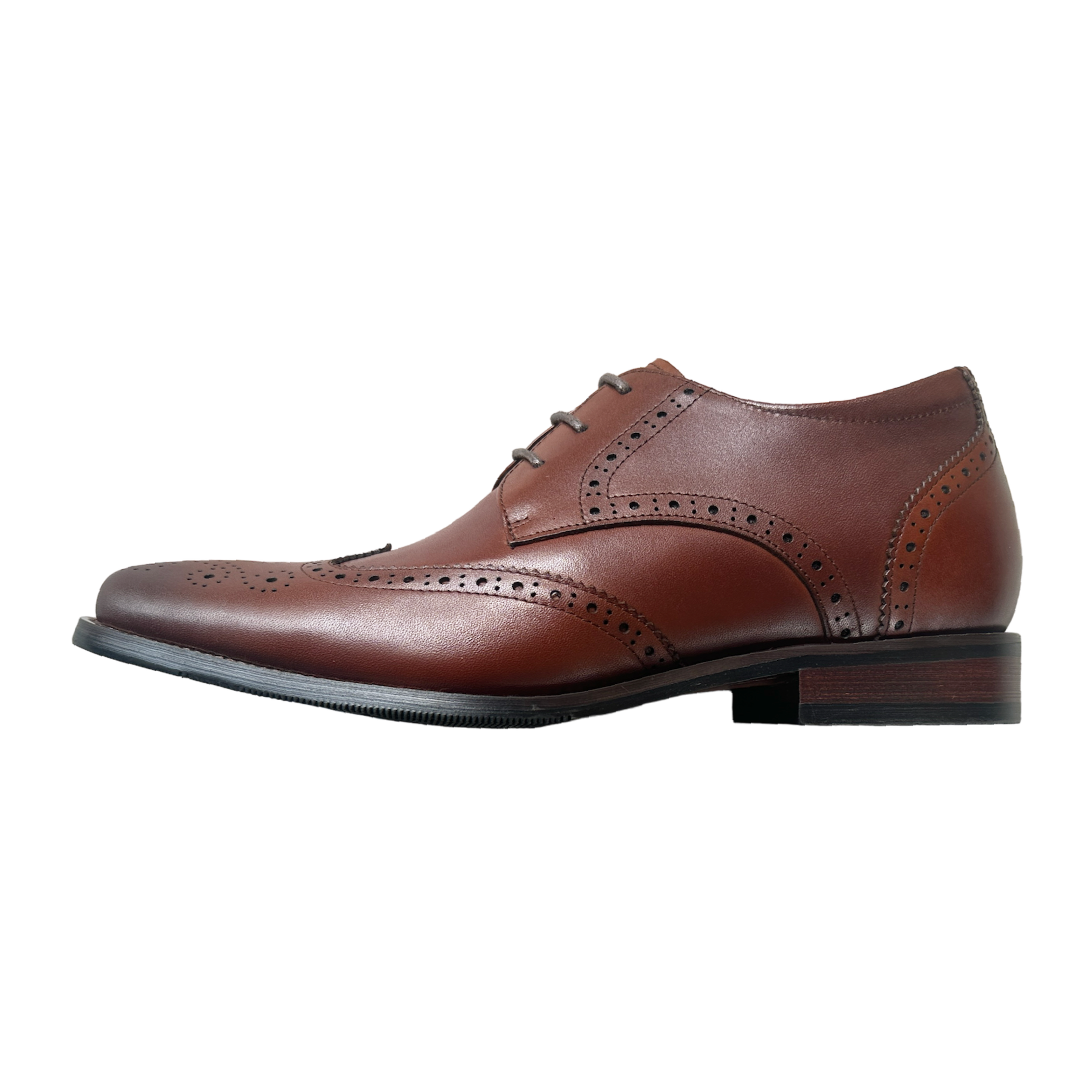 Revic 男裝皮鞋｜ EH-01 ｜棕色內增高皮鞋