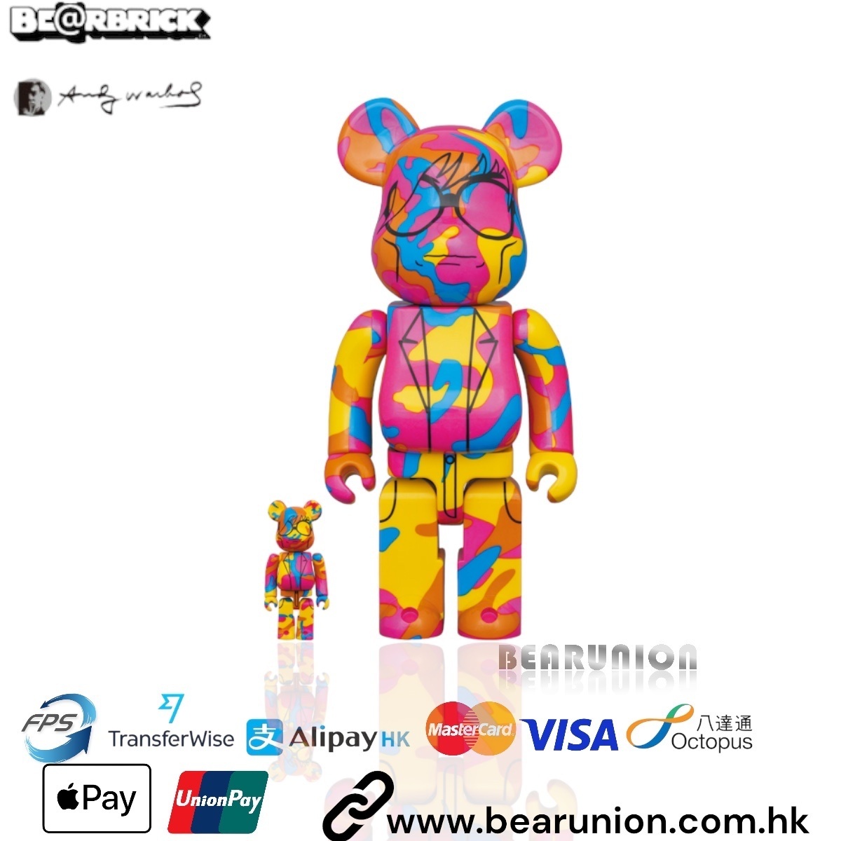 🎏預訂🎏Bearbrick 400% 100% Andy Warhol