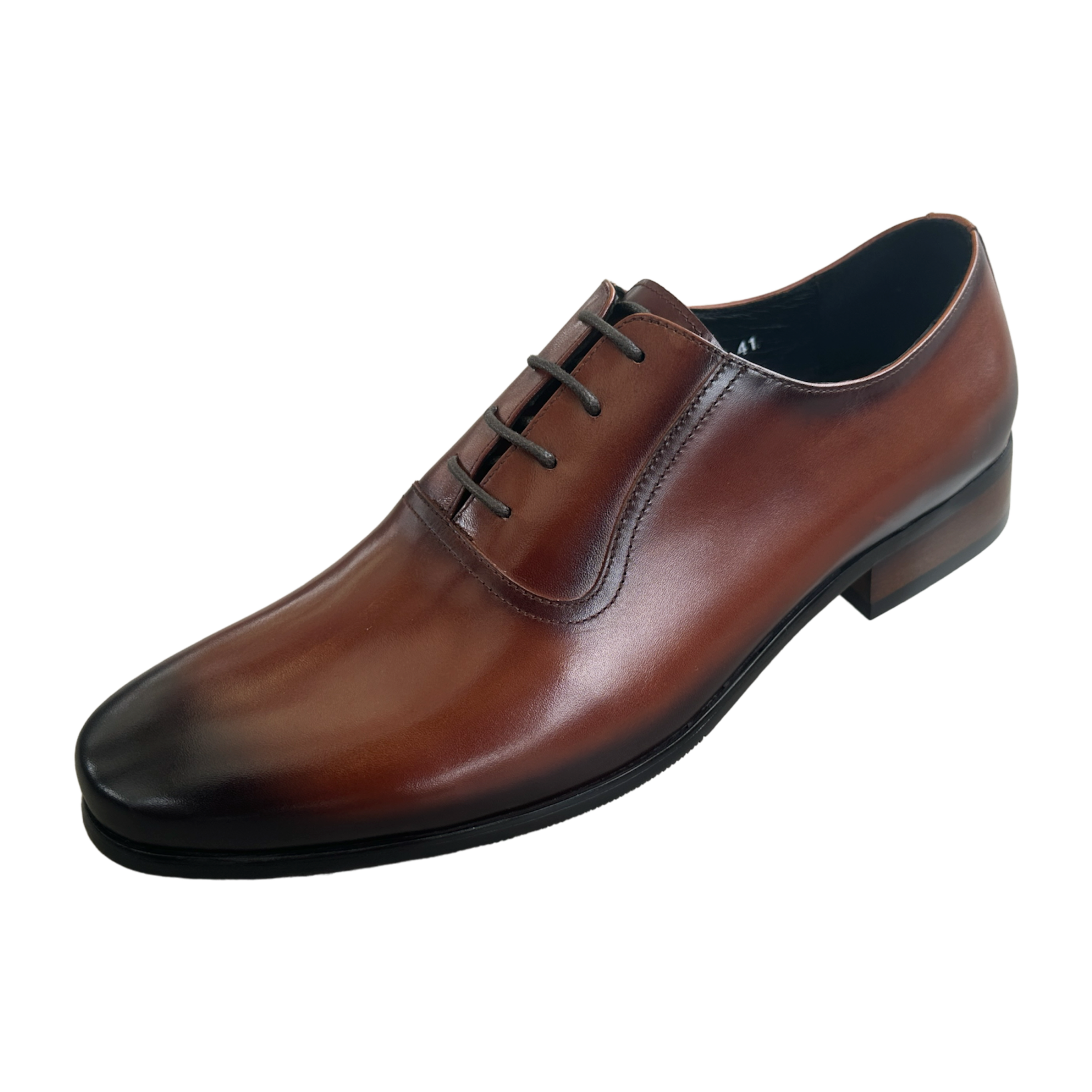 Revic 男裝皮鞋｜CH-20｜啡色素面牛津皮鞋