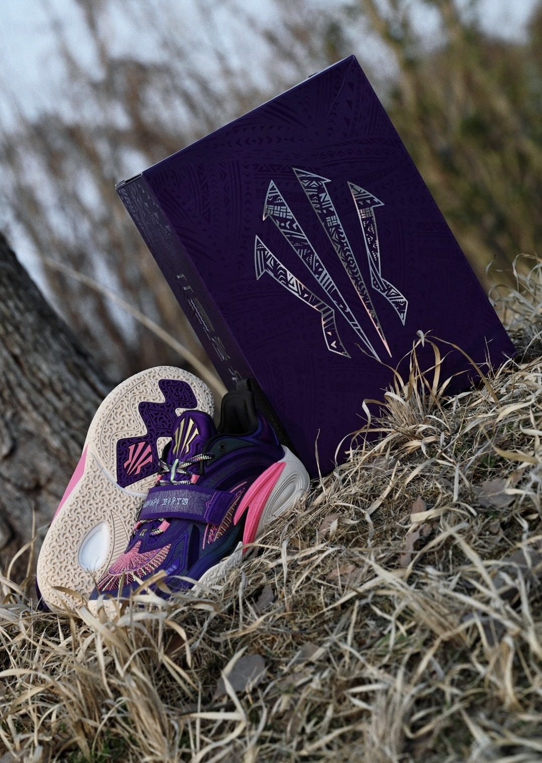 【代購】Anta 安踏 KAI1 IRVING 歐文一代“球場藝術家”氮科技 低筒 籃球鞋 紫色