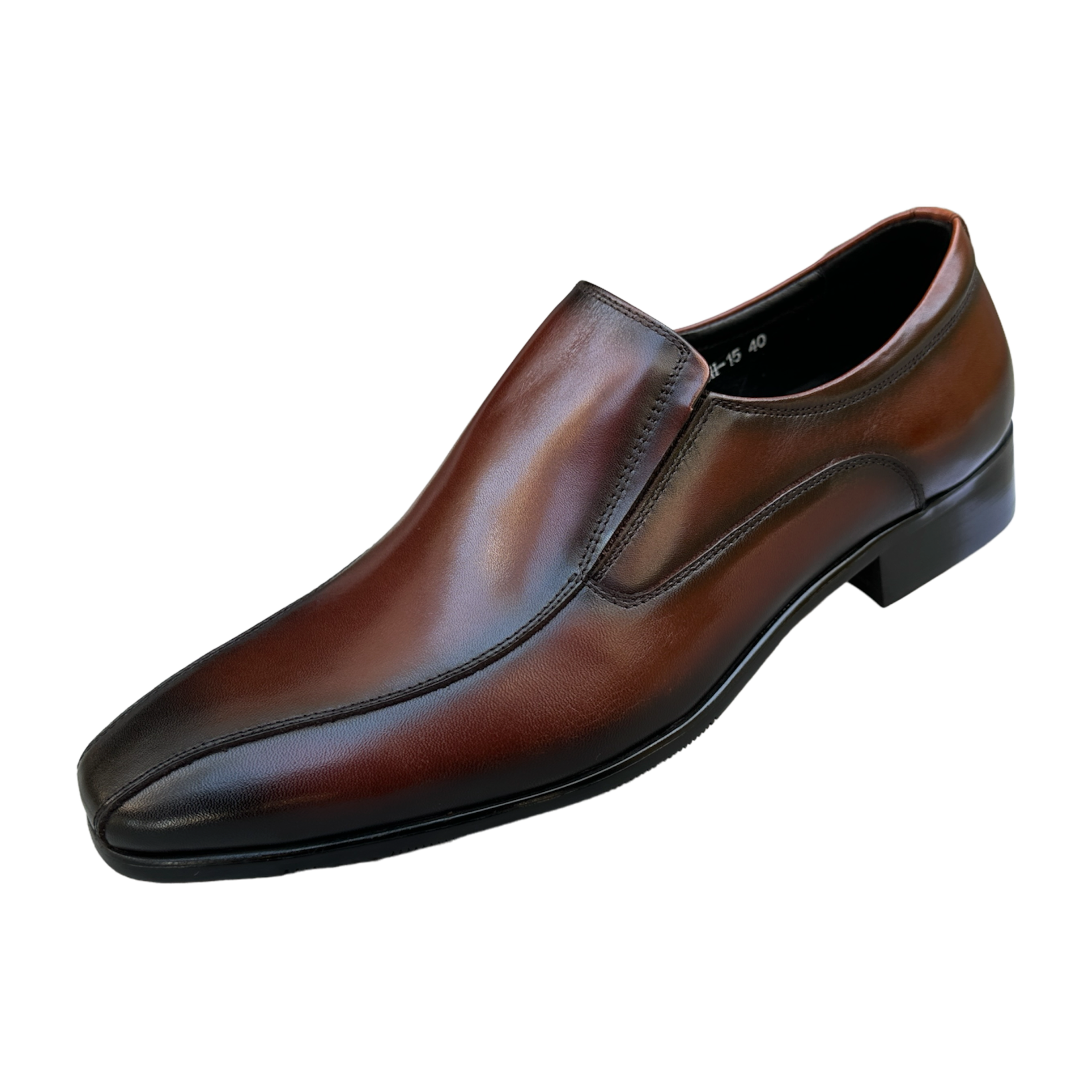 Revic 男裝皮鞋 | CH-15｜啡色無帶便鞋