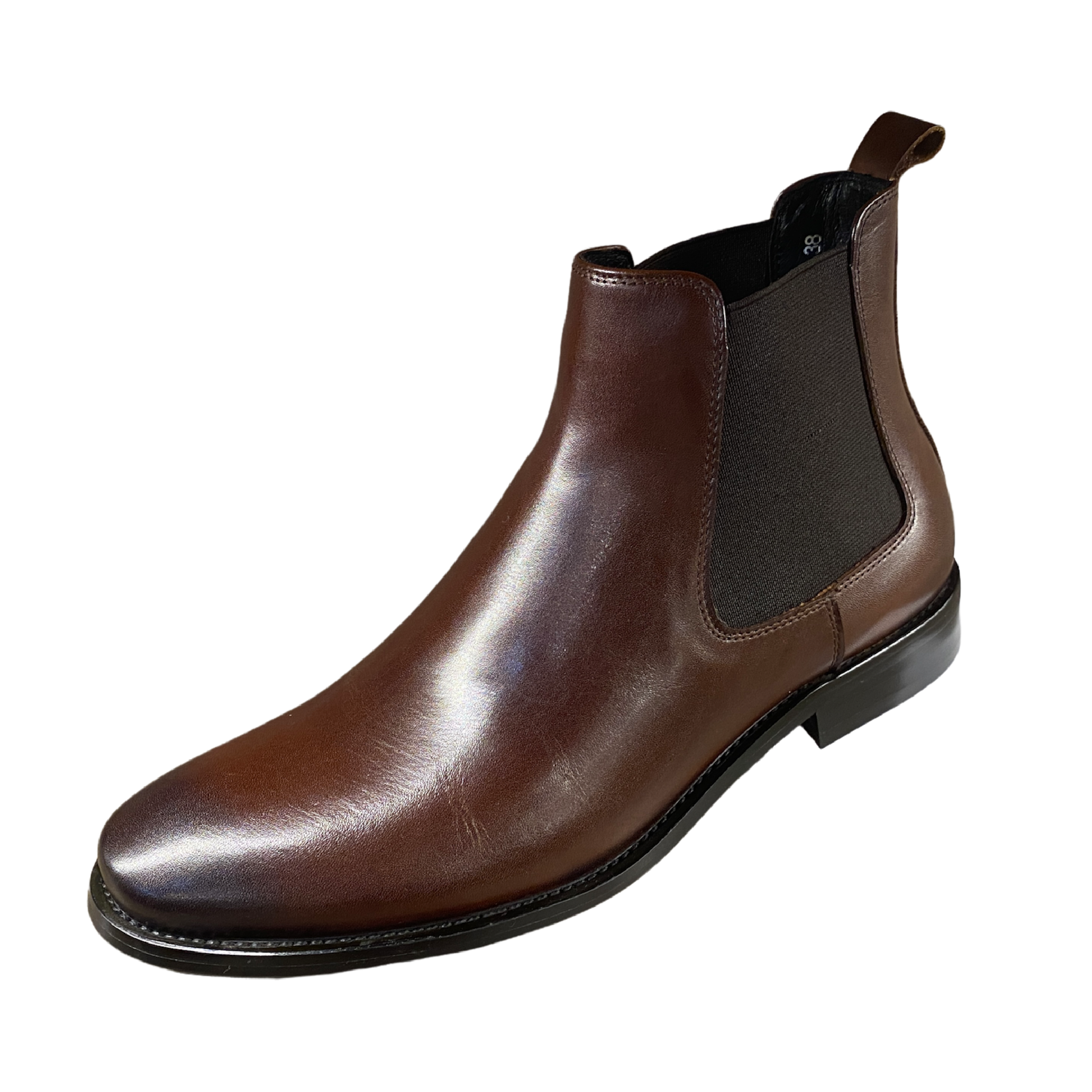 Revic 男裝皮鞋 | CH-09 | 深啡色光面皮靴