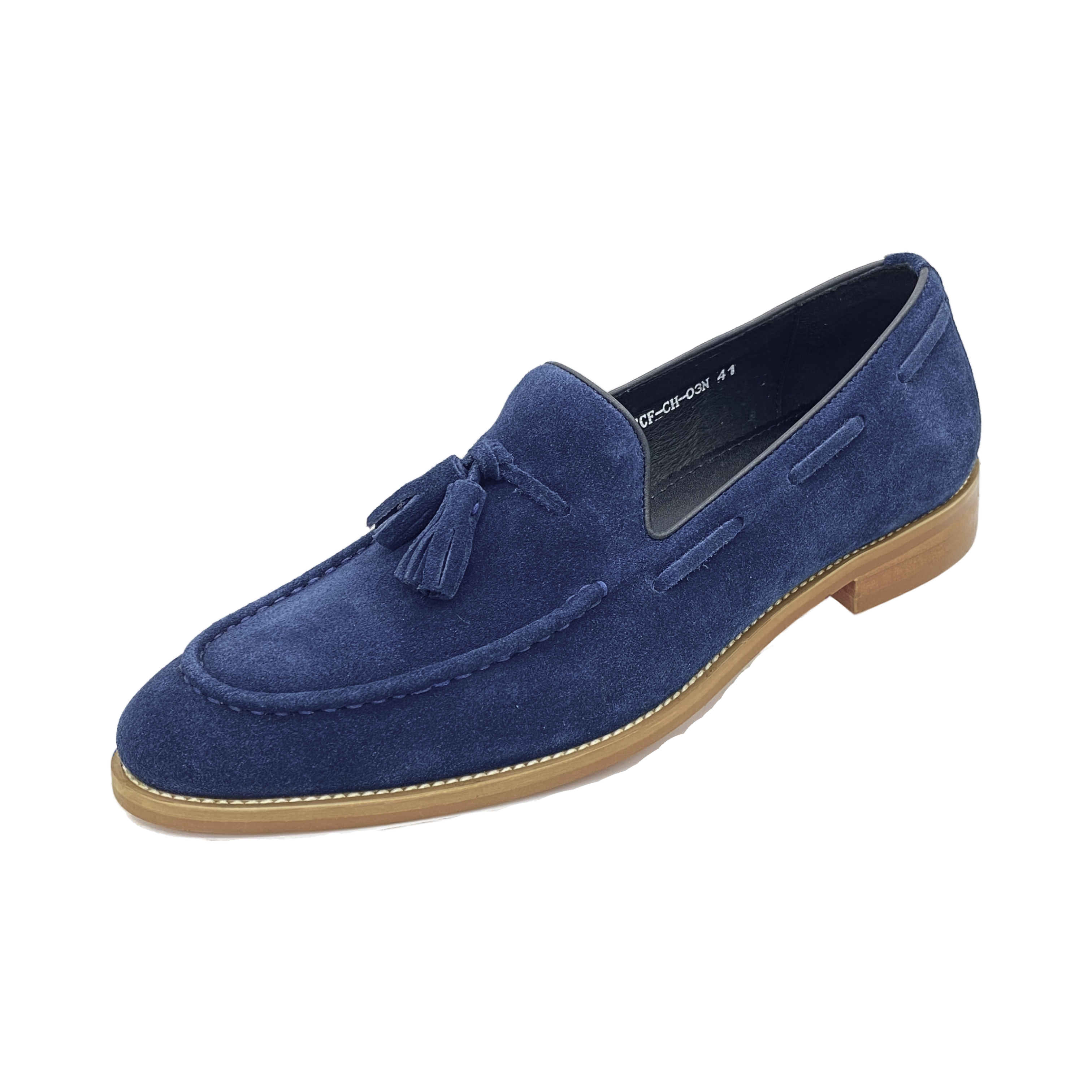 Revic 男裝休閒皮鞋 | CH-03N｜海軍藍樂褔皮鞋