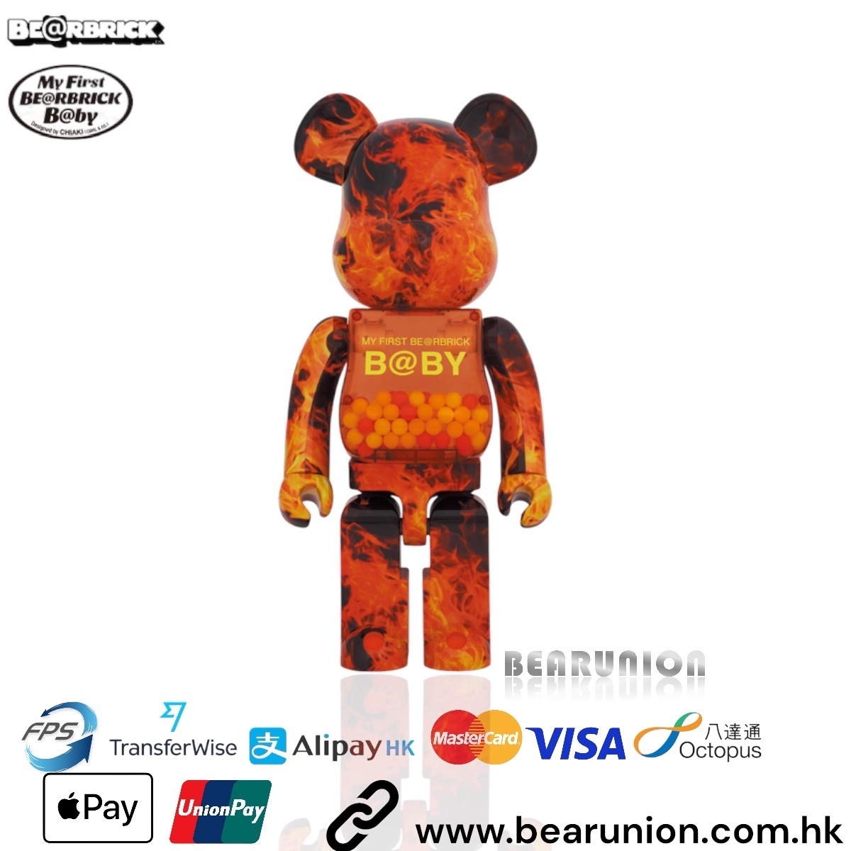 Medicom Toy Size 1000 My First Be@Rbrick B By Autumn Leaves