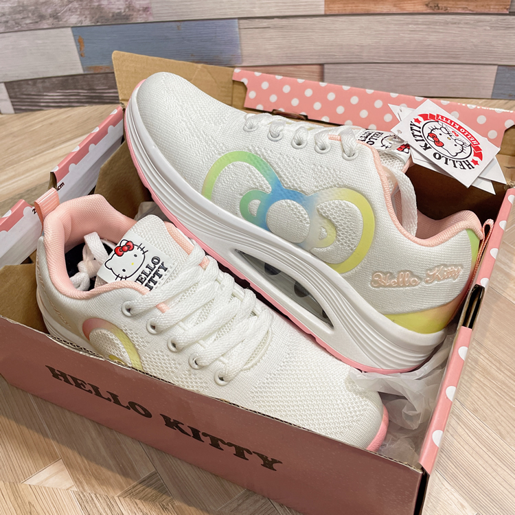 24021-KT Sanrio Hello Kitty Air Series All Match Lifestyle Sneaker #TW-AS24-923005 White