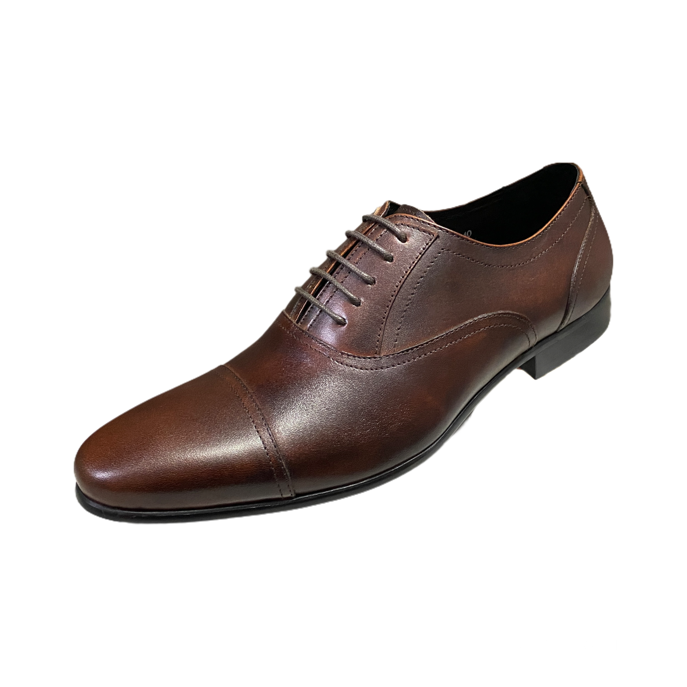 Revic 男裝皮鞋 | TCF-41-A｜深紅色橫式牛津皮鞋