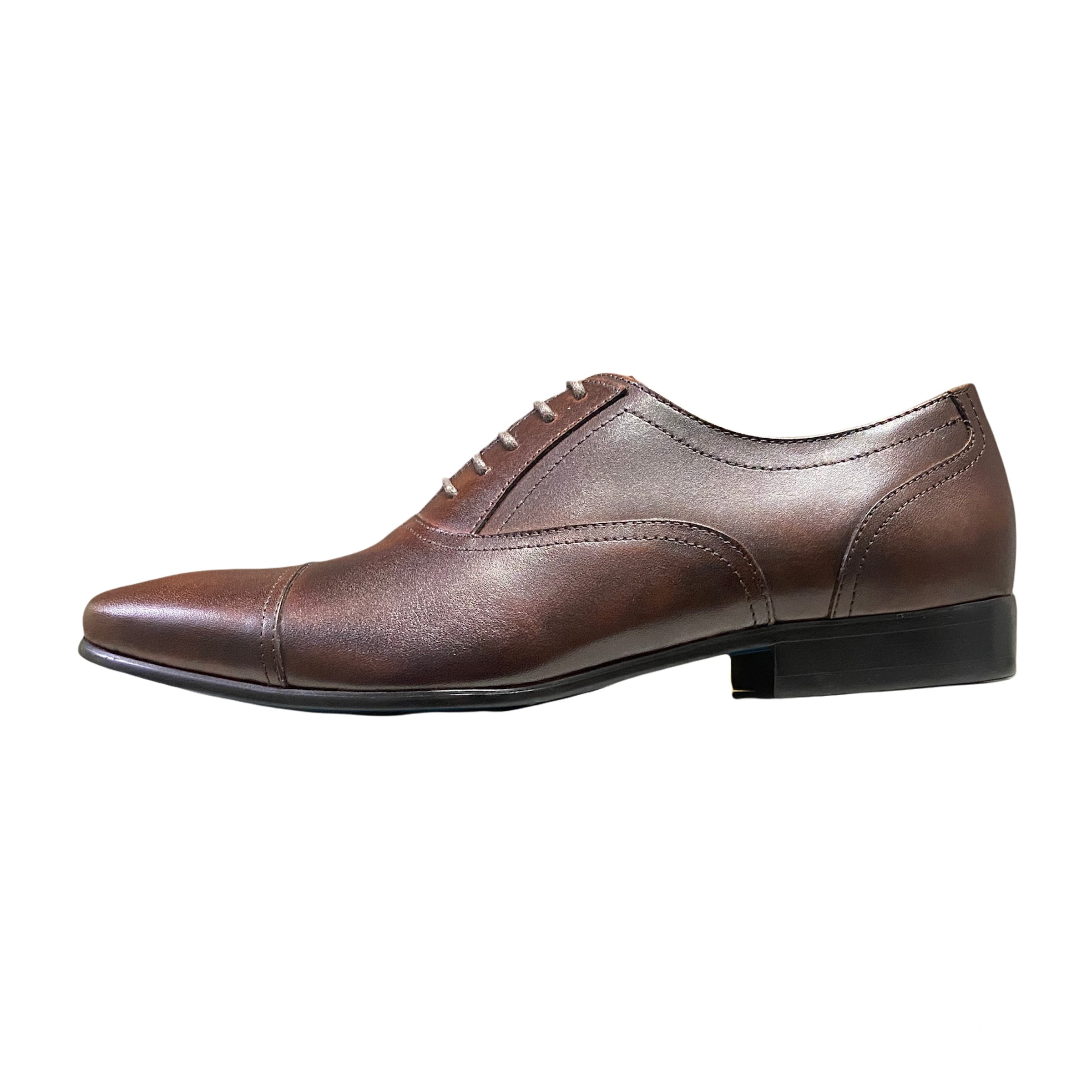 Revic 男裝皮鞋 | TCF-41-A｜深紅色橫式牛津皮鞋