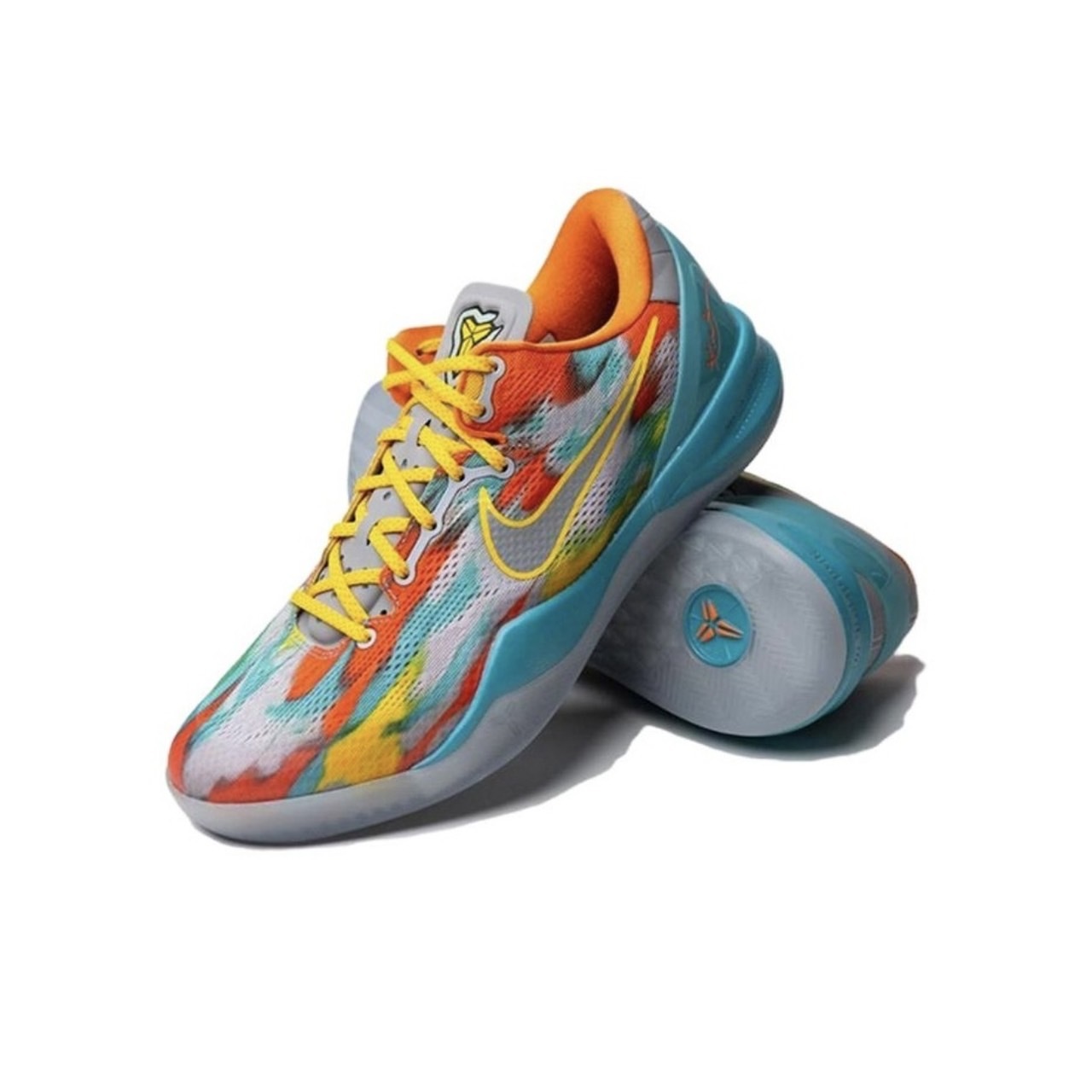 【代購】Nike Kobe 8 Protro "Venice Beach" F3F 低幫 籃球鞋男款 藍紅橙 2024版