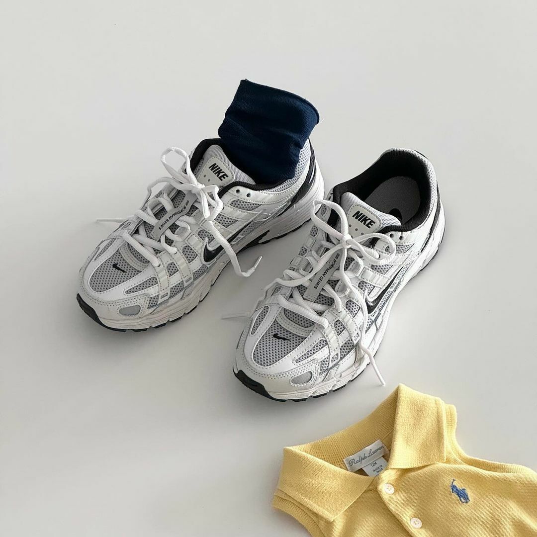 NIKE P-6000 白黑灰復古奶油底男鞋HJ3488-001