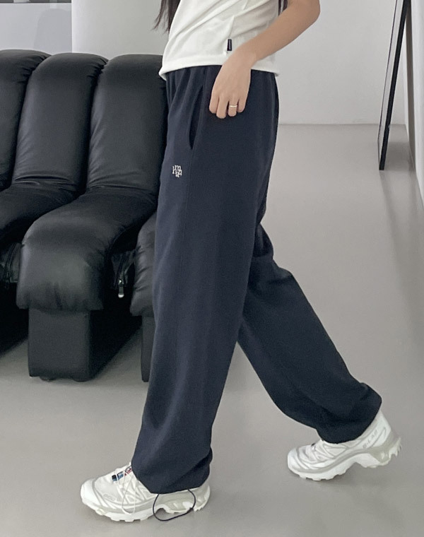 預訂｜MUAHMUAH Stitch Logo String Jogger Pants (4 COLOR)