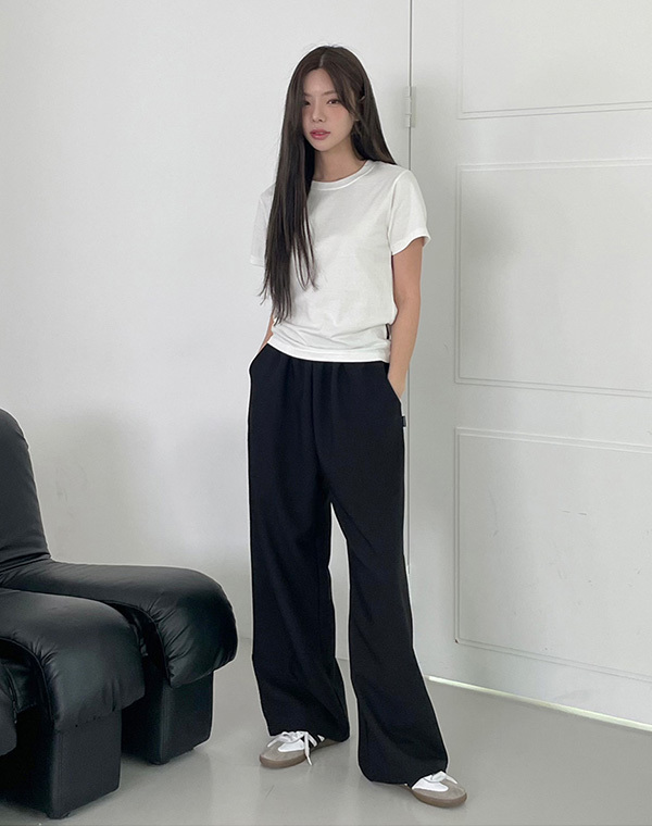 預訂｜MUAHMUAH Wide Tr Banding Slacks (2 COLOR)