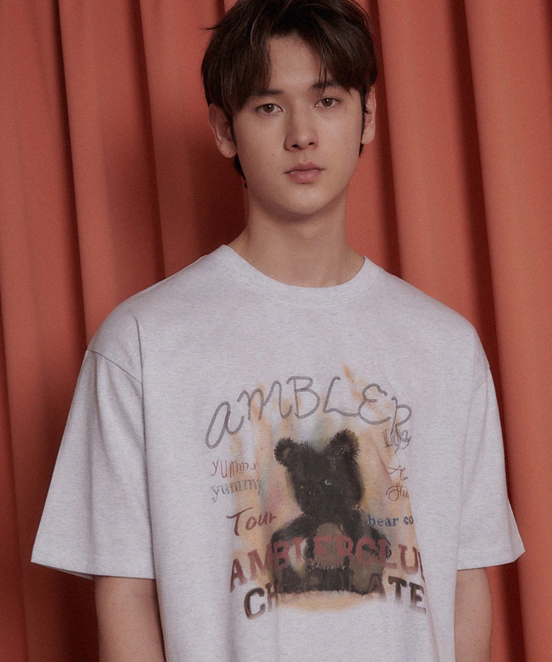 預訂｜AMBLER Bear in flames T-shirt (2 COLOR)