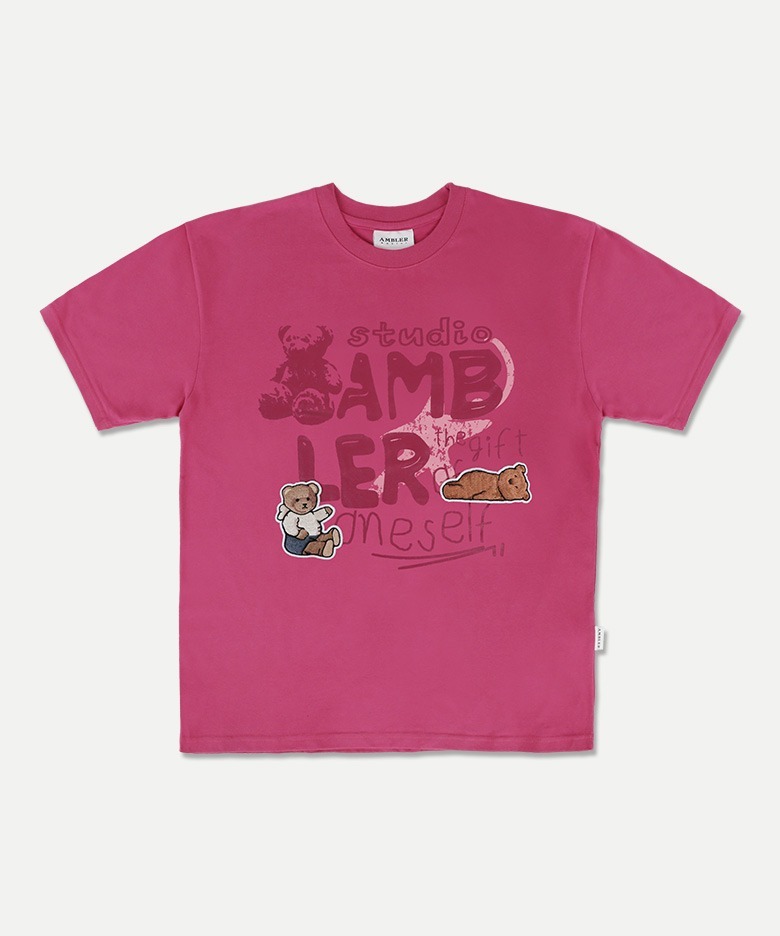 預訂｜AMBLER Bear Patch T-shirt (2 COLOR)