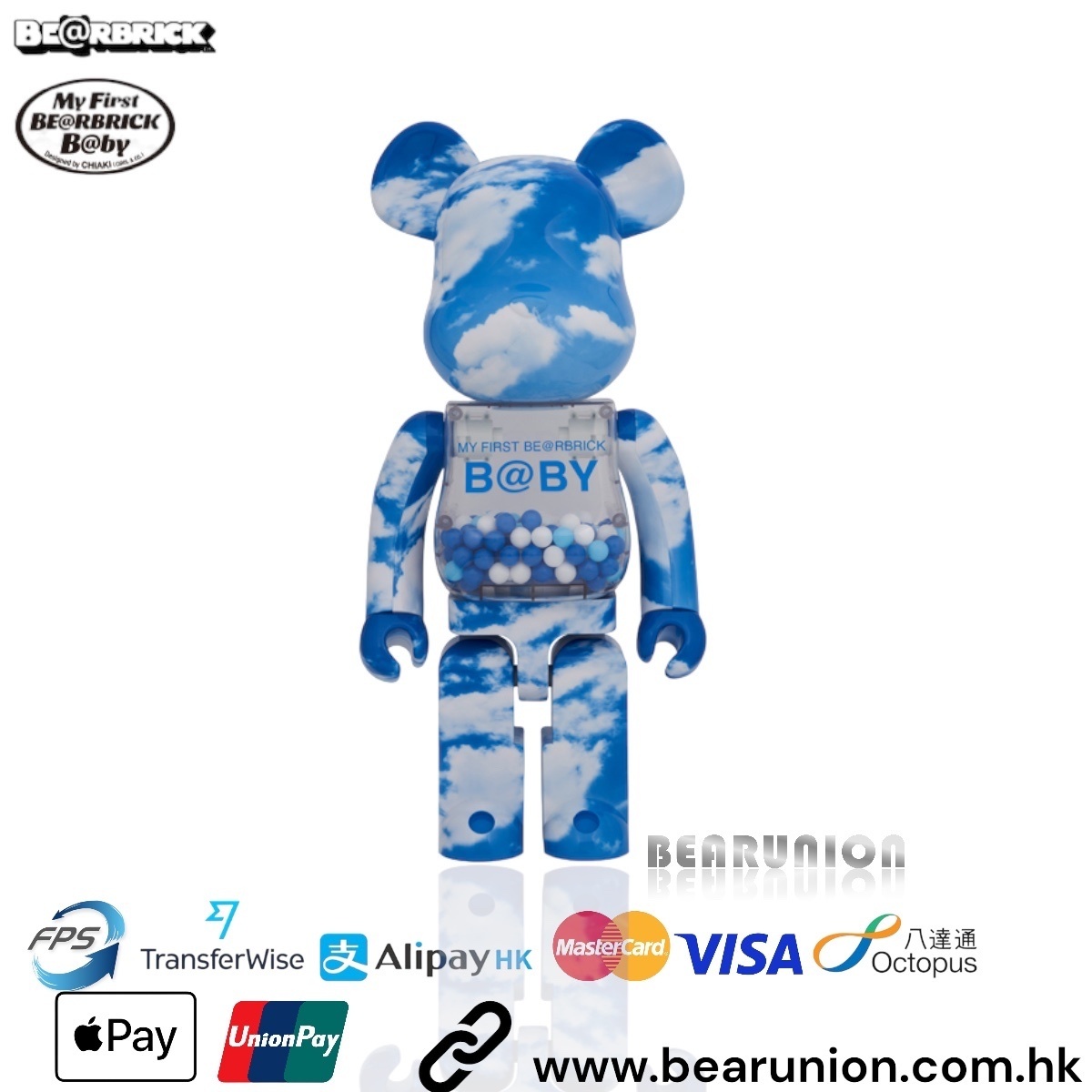🎏預訂🎏Bearbrick 1000% B@BY BLUE SKY 天空千秋