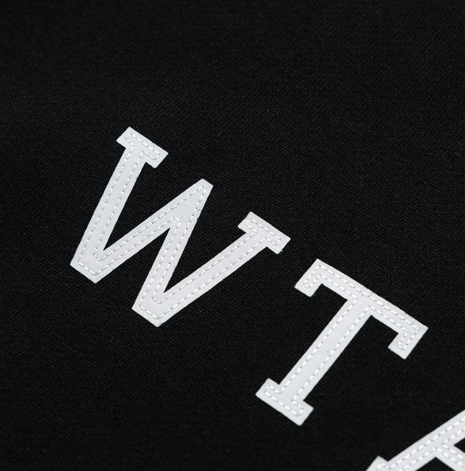 [現貨] WTAPS SS24 ACADEMY / HOODY / COTTON. COLLEGE | BLACK