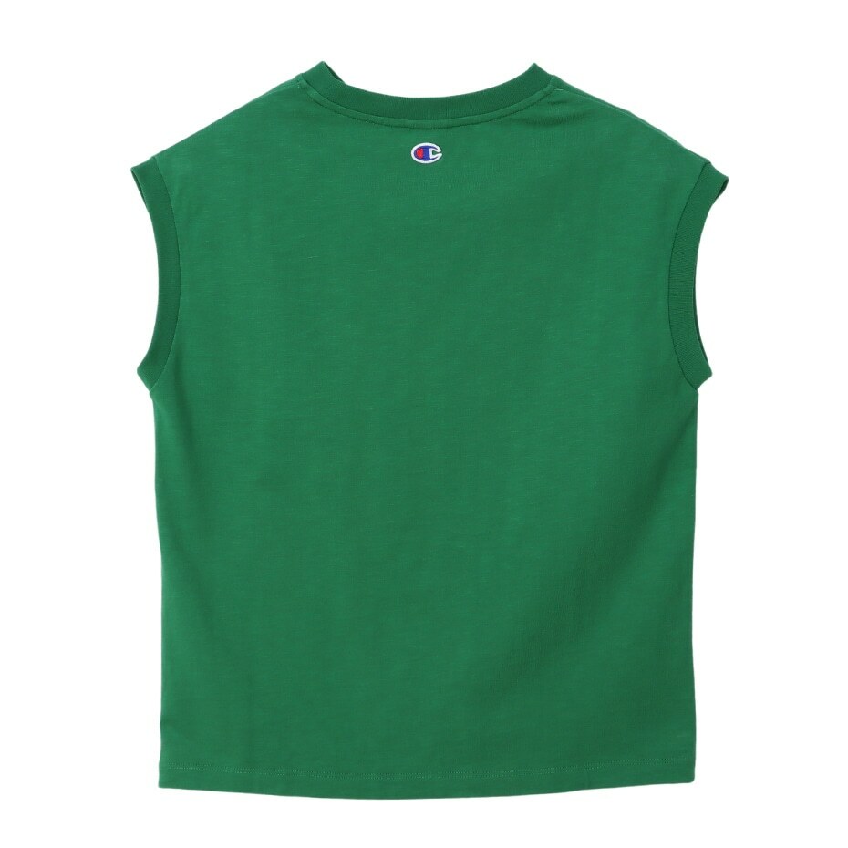 女款 -CASUAL竹節棉仿舊背心-綠色（CW-Z311-552）