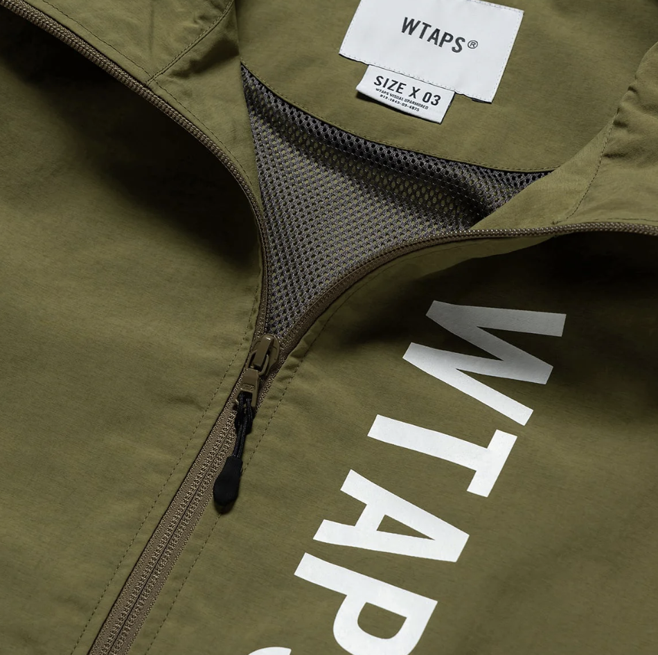 WTAPS SS24 TRACK / JACKET / NYLON. TUSSAH. PERTEX®.