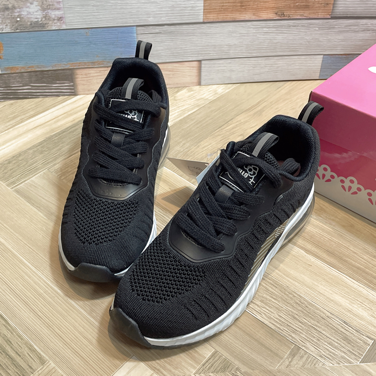 [現貨] 23190-KT Sanrio Hello Kitty 小蝴蝶結氣墊休閒鞋 #TW-SC23-723218 黑色