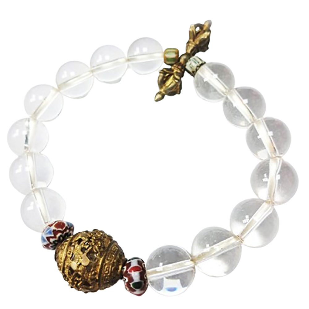 金剛杵&金龍珠&水晶手珠12mm【十方】128470