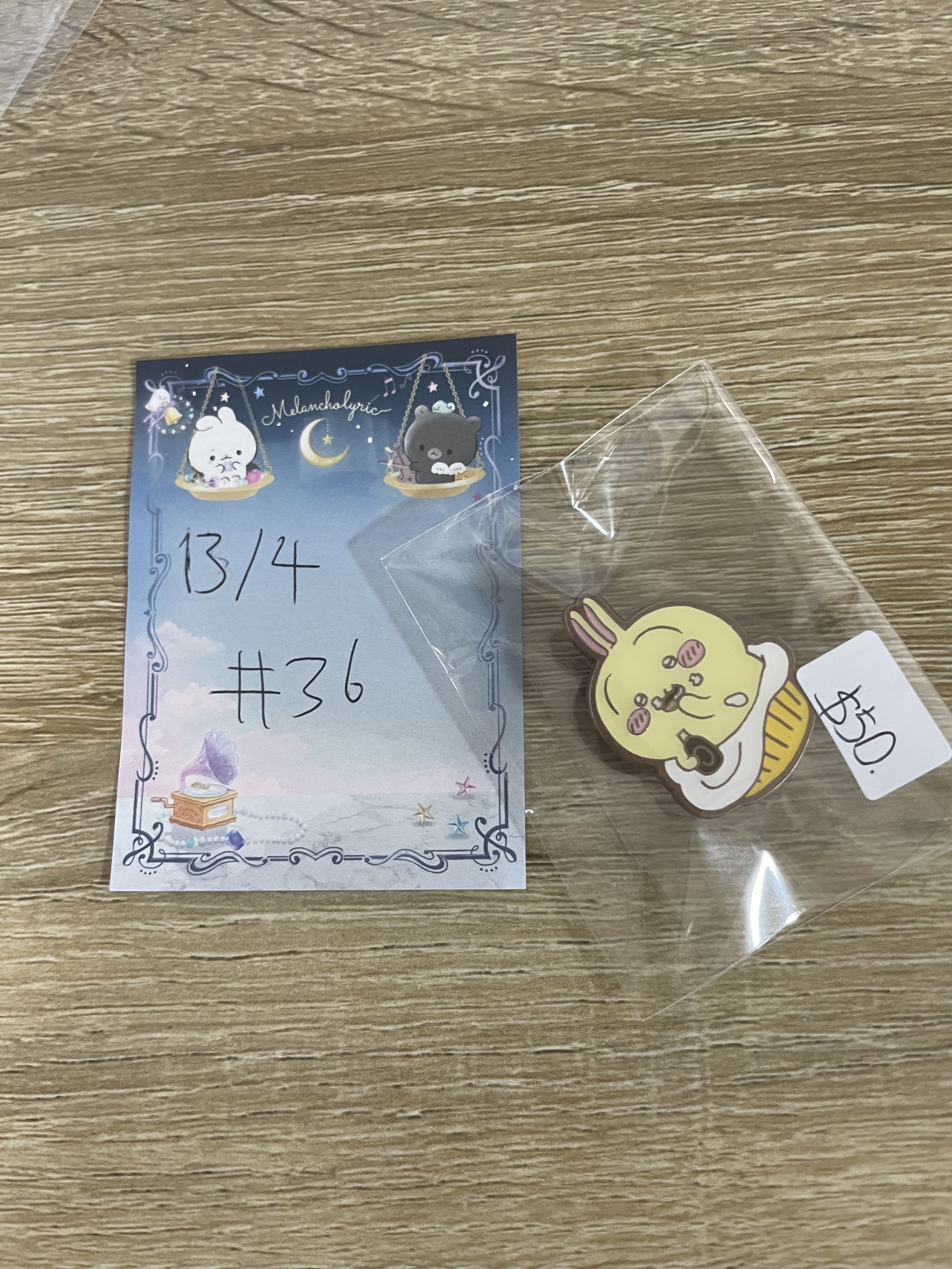 CHIIKAWA 兔兔 襟章#36