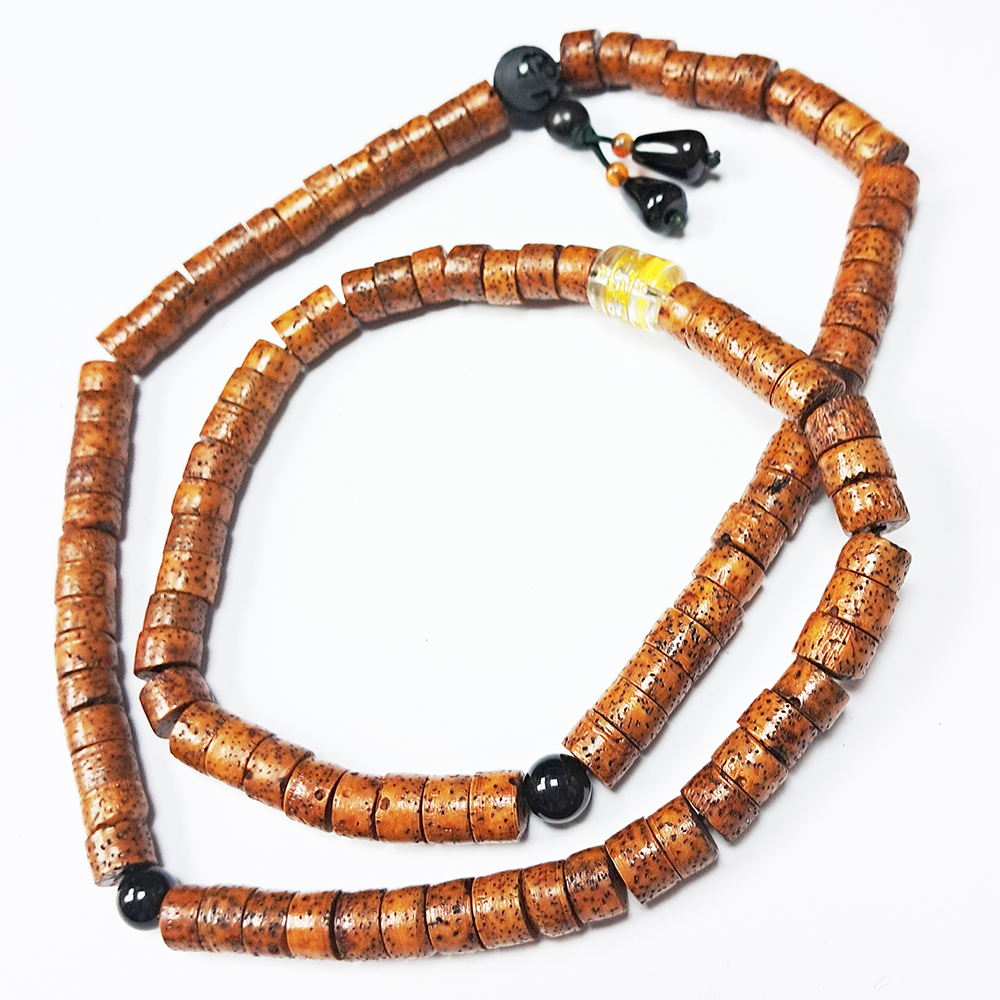 轉經輪{水晶}+星月菩提108念珠6*8mm【十方】136016