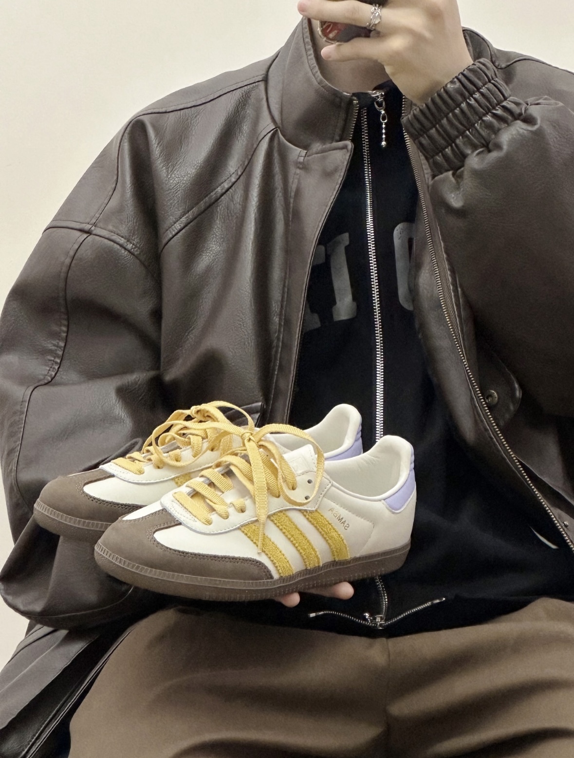 Adidas Originals Samba OG 鵝黃色 棕色 美拉德 復古 德訓鞋 焦糖底 IE0875/預購