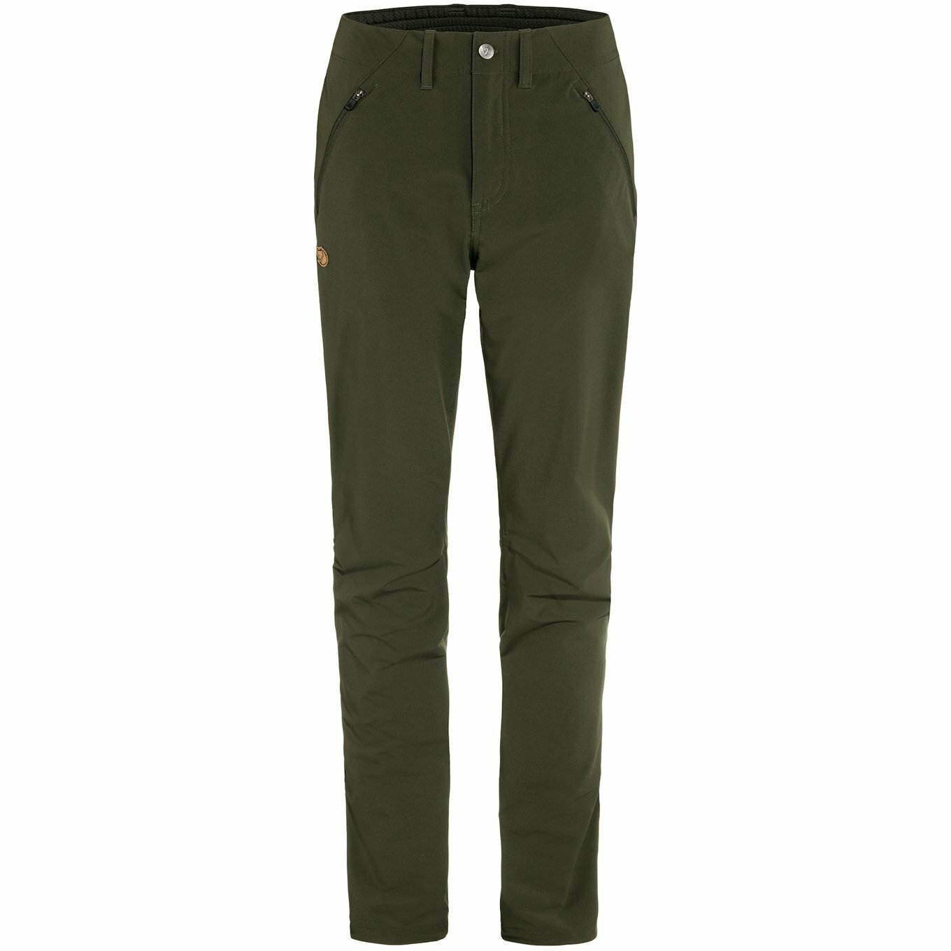 Fjallraven 瑞典北極狐 小狐狸 Abisko Trail Stretch Trousers W 女款 登山長褲 彈性健行長褲 F87101-662 深森綠 [HappyOutdoor]