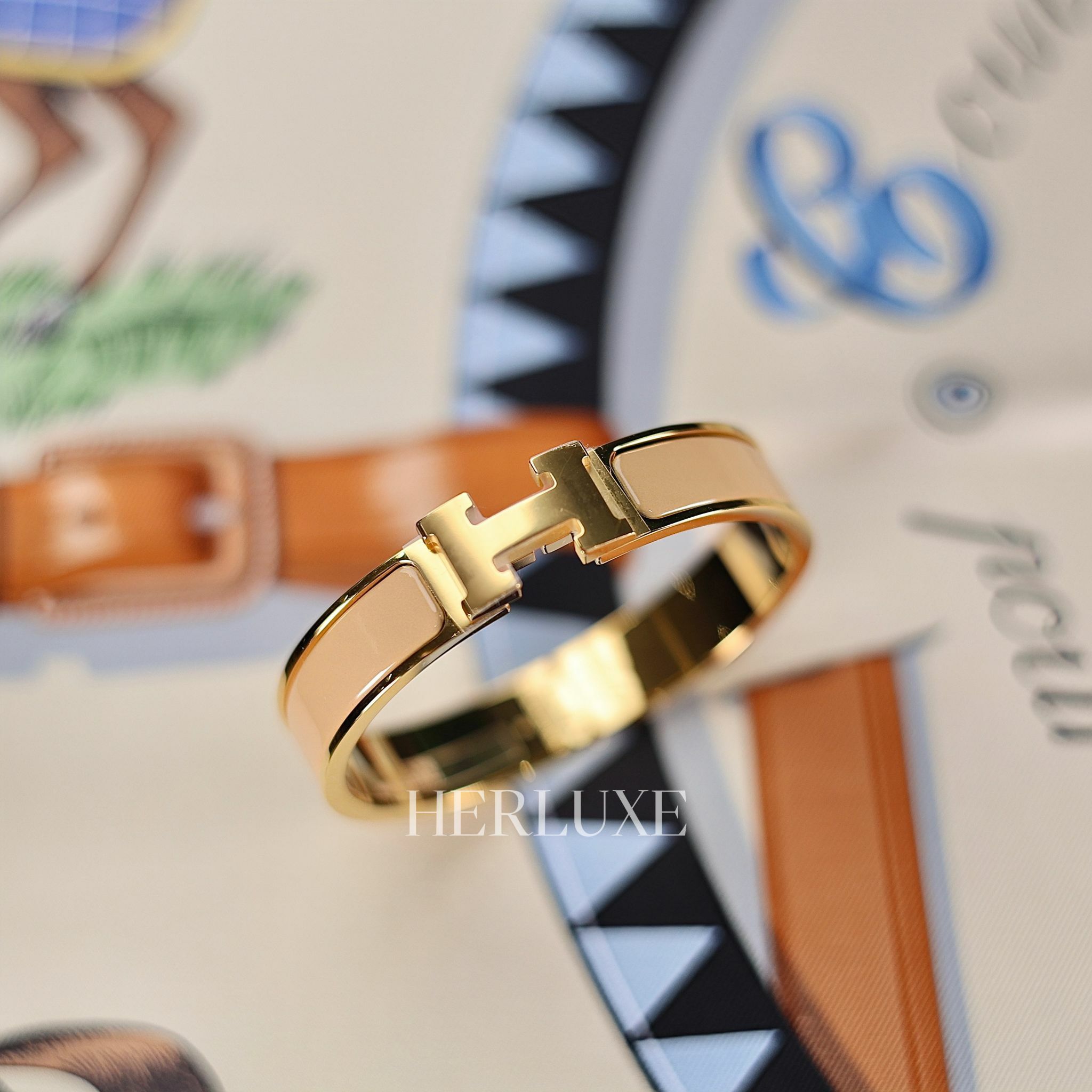 Clic h bracelet pm sable cc