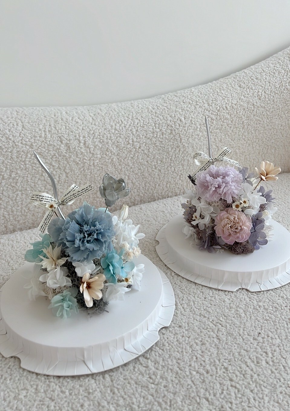 永生康乃馨蛋糕花 (不可食用)