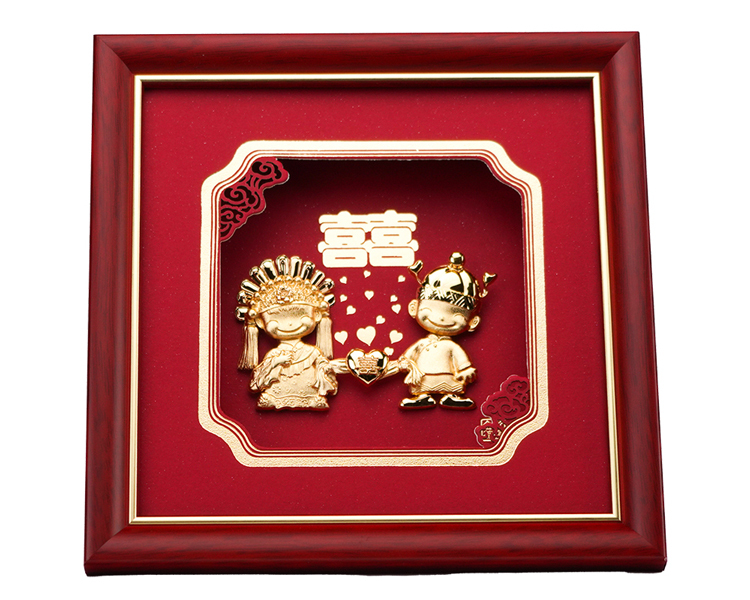 鹿港窯禮品館│結婚祝賀禮品首選│雙喜娃娃│客製化禮物