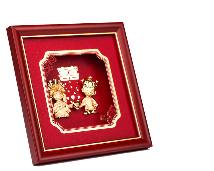 鹿港窯禮品館│結婚祝賀禮品首選│雙喜娃娃│客製化禮物