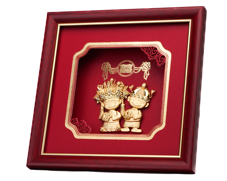 鹿港窯禮品館│結婚祝賀禮品首選│雙喜娃娃│客製化禮物