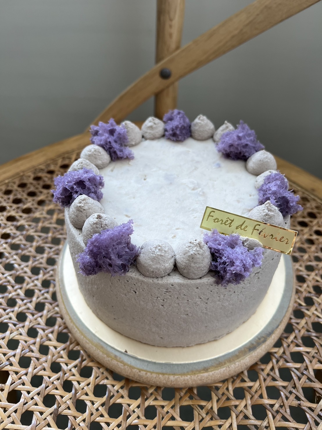 焙茶芋泥布丁蛋糕 (6吋~8吋)  NEW