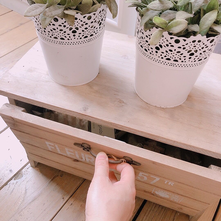 下掀可置物木箱、園藝工具收納木箱、穿鞋凳