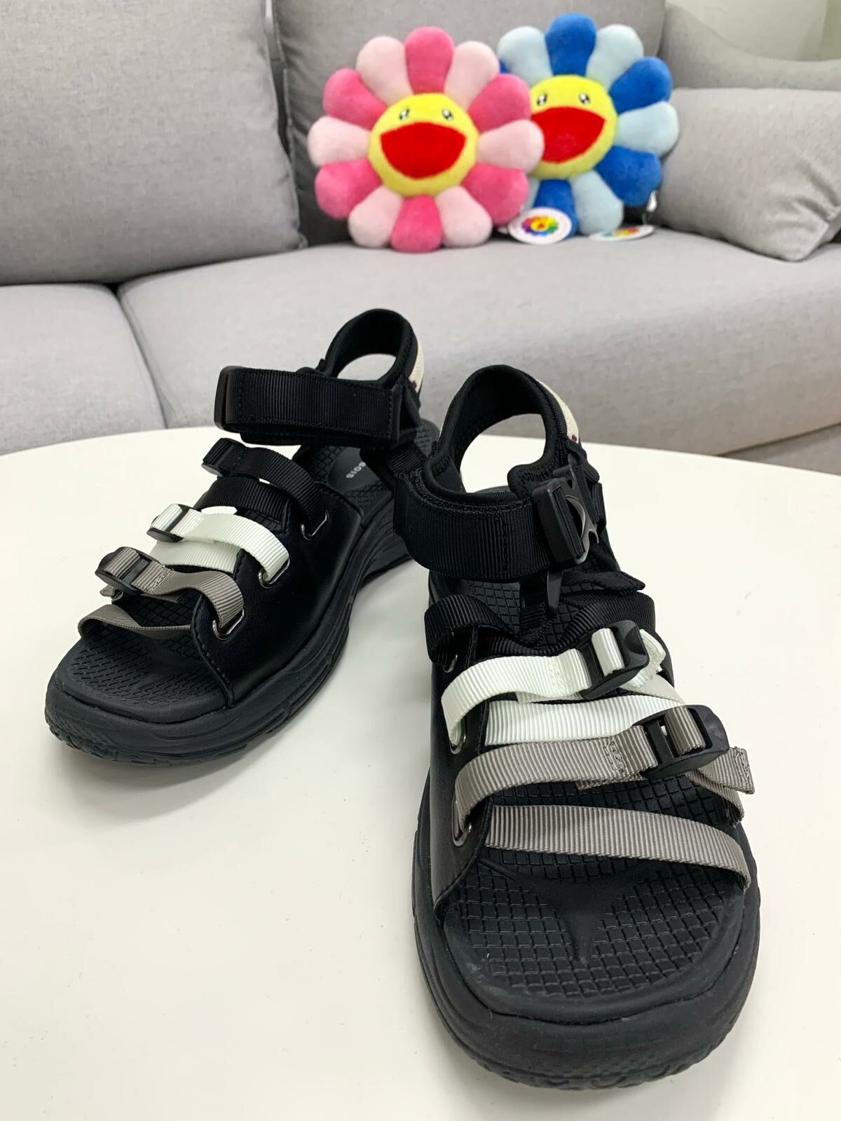 Frapbois 拼色搭帶涼鞋