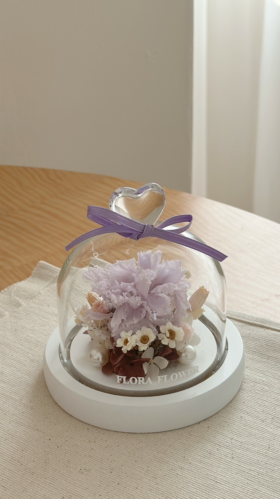 永生康乃馨心型夜燈