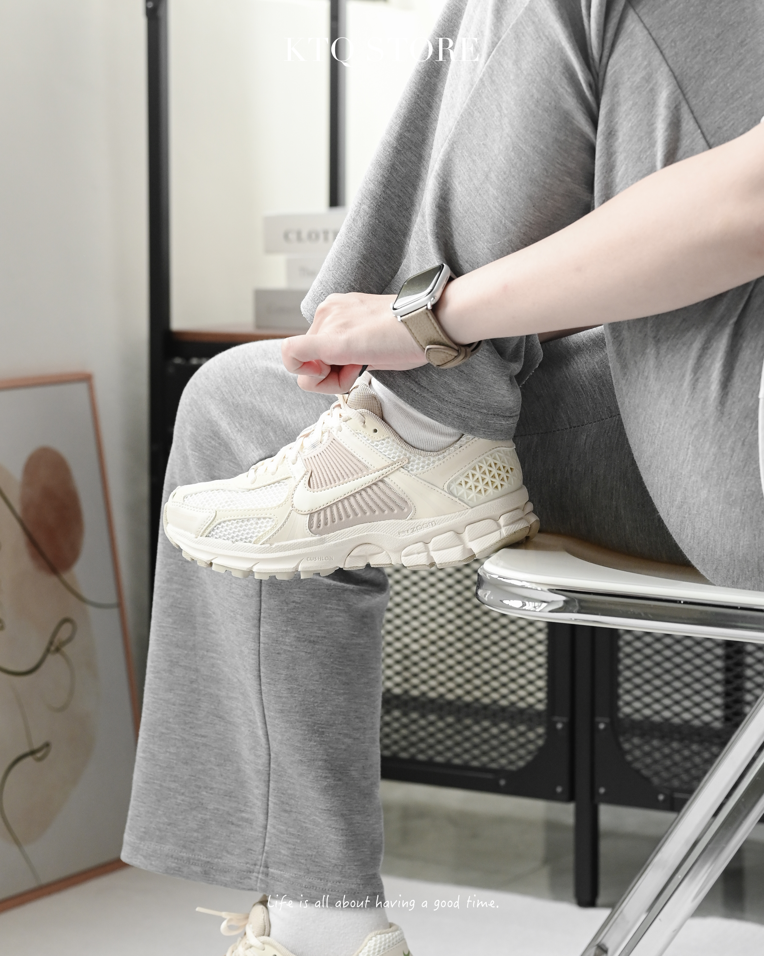 KTQ STORE ‧ NIKE ZOOM VOMERO 5 杏奶茶配色 FQ6868-111