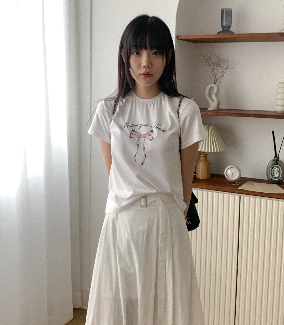 KR PROTECT RIBBON TSHIRT (WHITE)