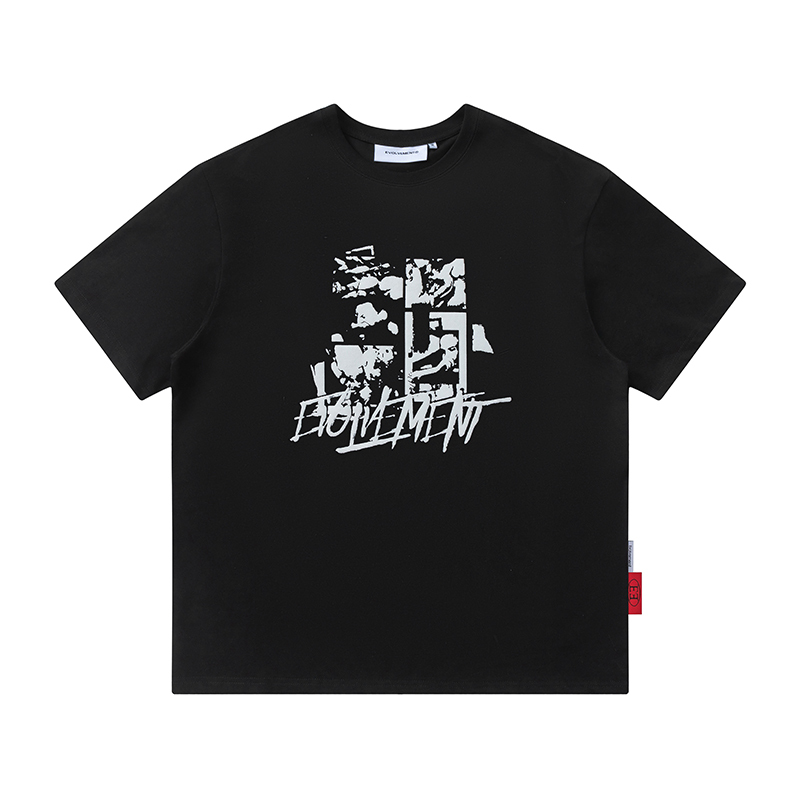 EVO Evolvement 美式復古 塗鴉 短踢 t-shirt 短袖