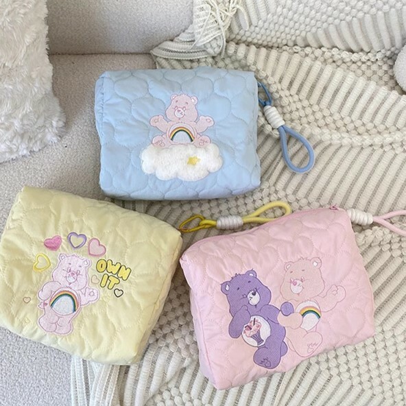 《4006》Carebears愛心熊收納化妝包