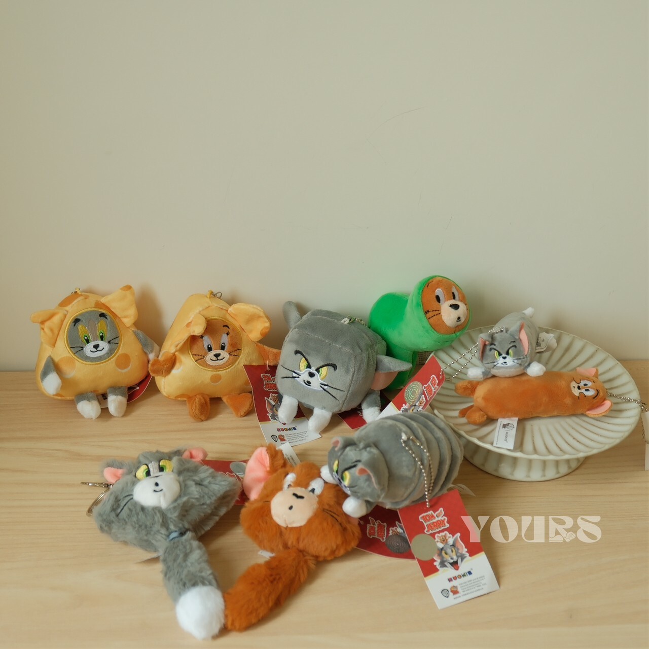 湯姆貓與傑利鼠玩偶吊飾