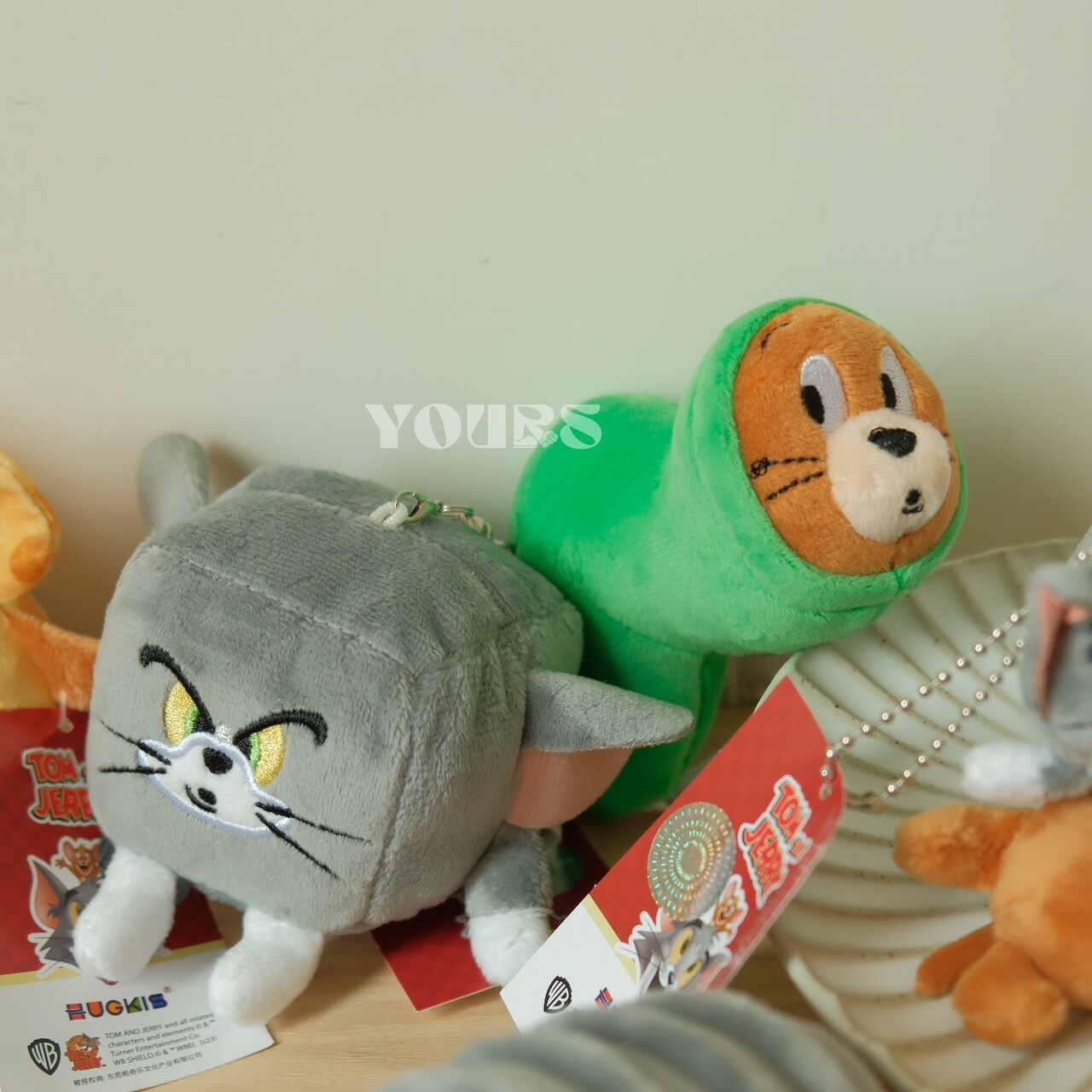 湯姆貓與傑利鼠玩偶吊飾