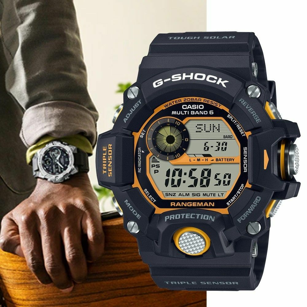 Casio G-Shock GW-9400Y-1 太陽能 電波 手錶 (香港行貨)