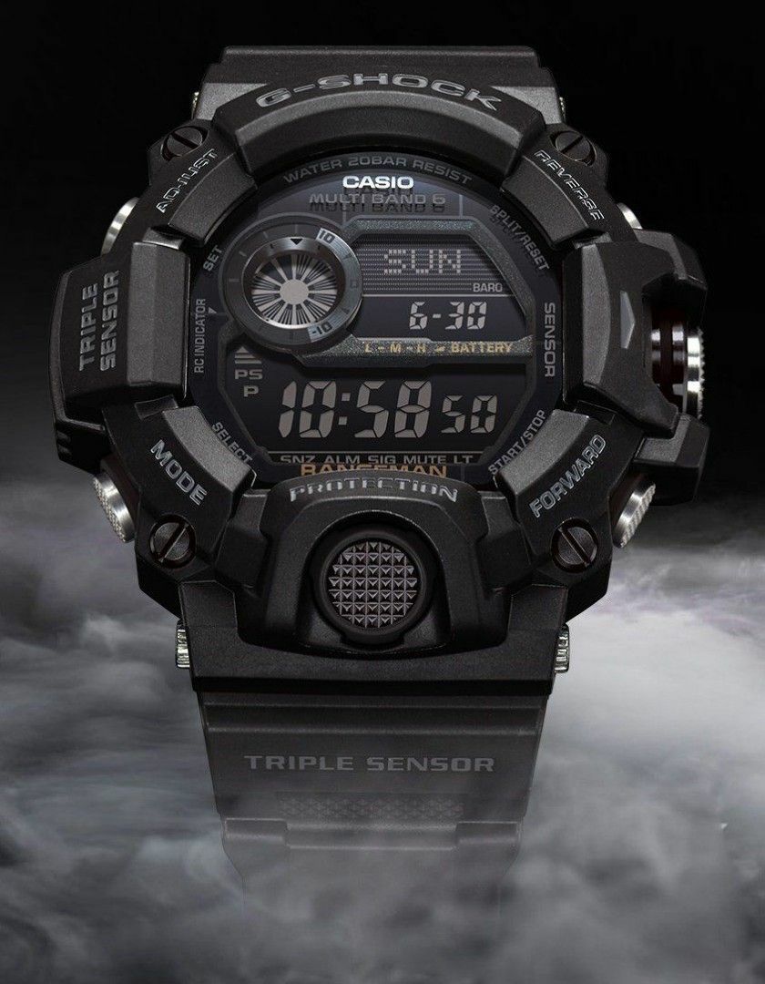 Casio G-Shock GW-9400-1B 太陽能 電波 手錶 (香港行貨)